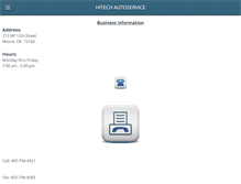 Tablet Screenshot of hi-tech-auto.com